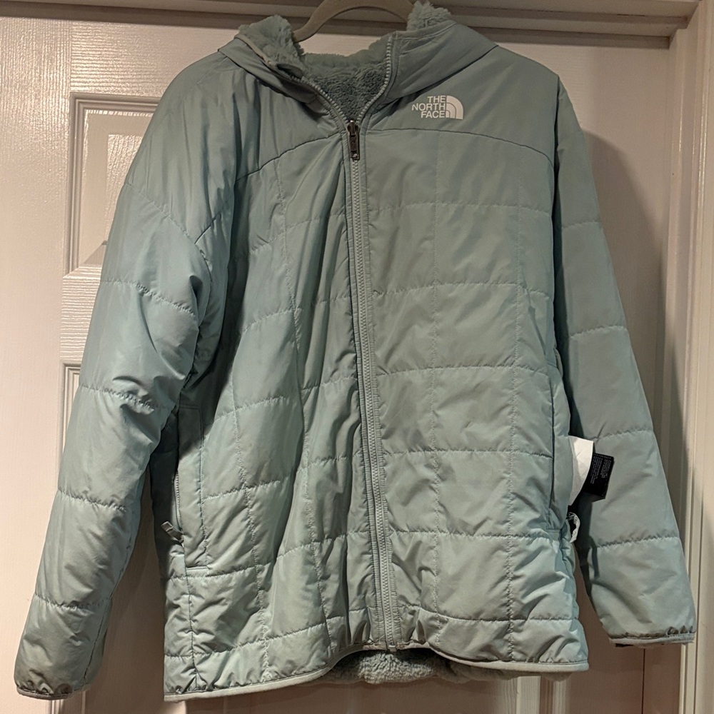 The North Face Greenish Blue Quilted Jacket